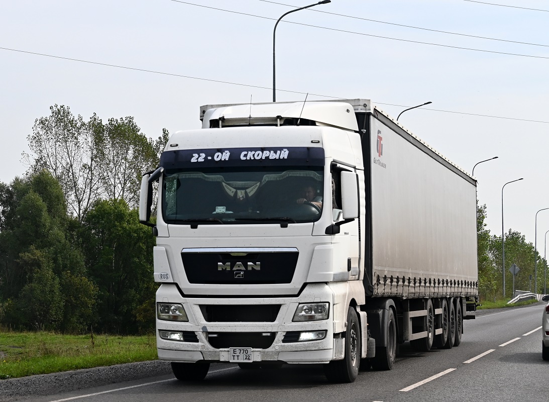 Алтайский край, № Е 770 ТТ 22 — MAN TGX 18.440
