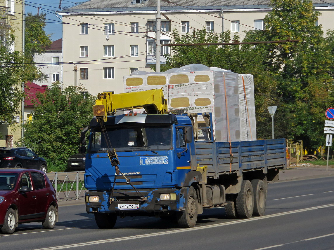 Кировская область, № У 417 ТС 43 — КамАЗ-65117-N3(78)
