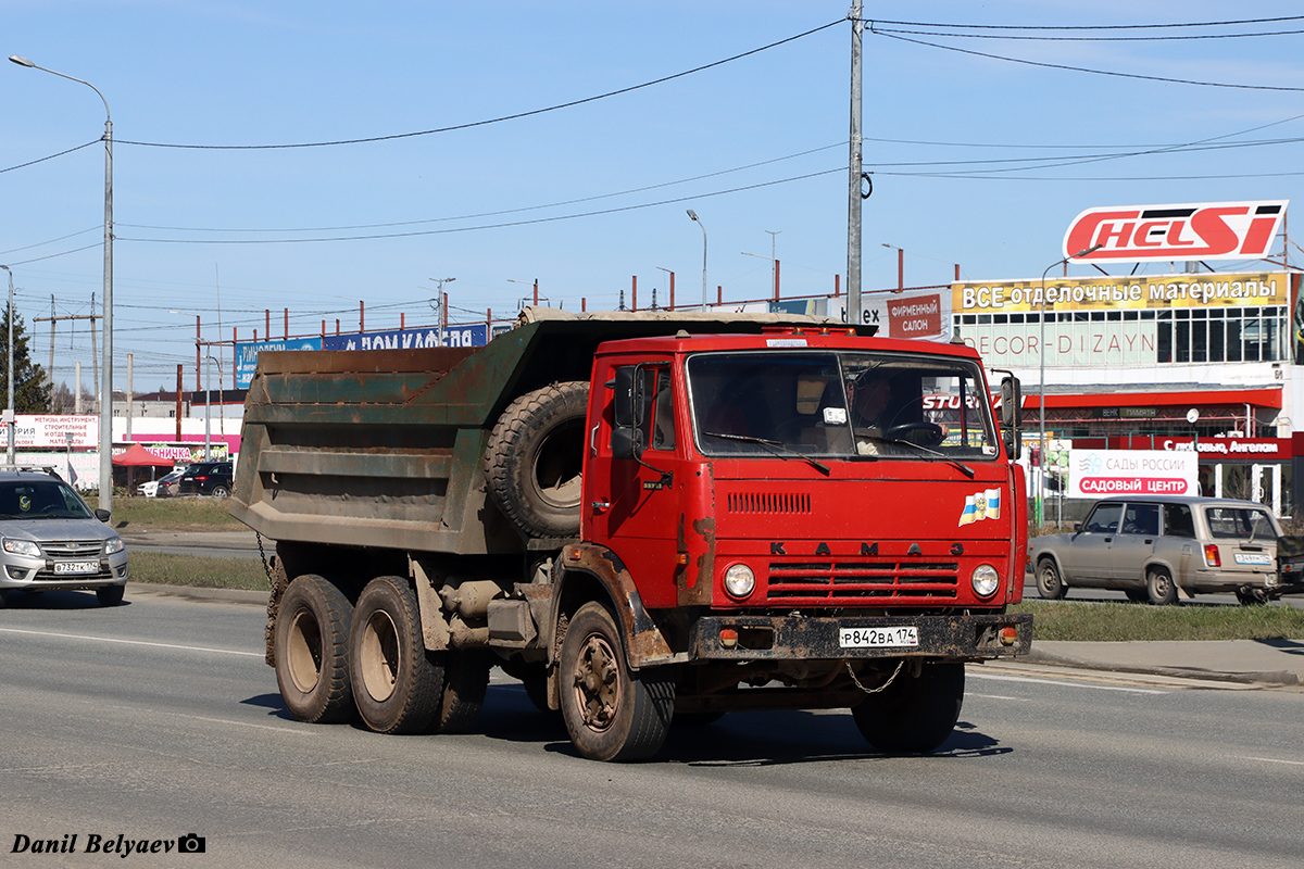 Челябинская область, № Р 842 ВА 174 — КамАЗ-55111 [551110]