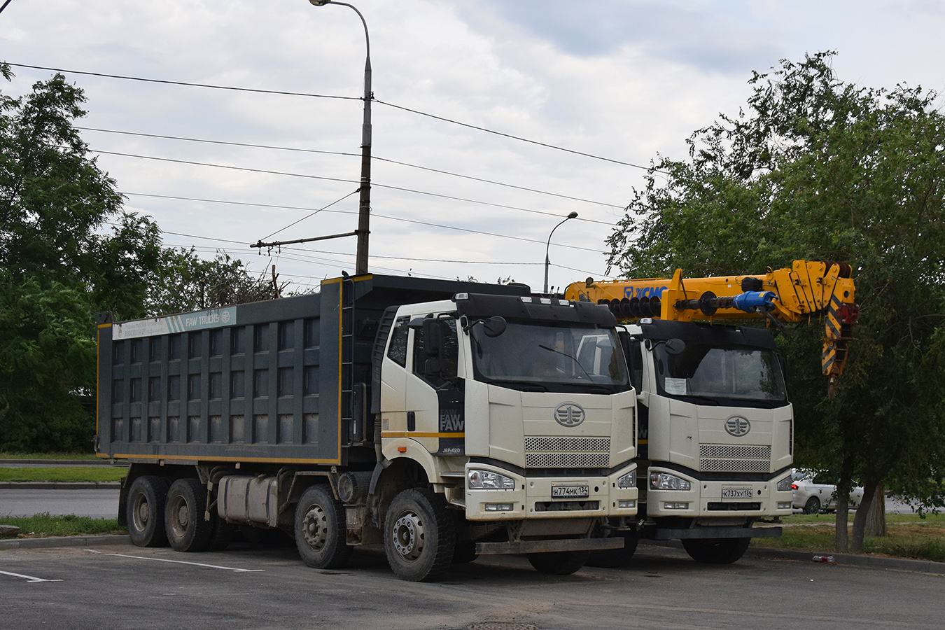 Волгоградская область, № Н 774 МК 134 — FAW J6 CA3310