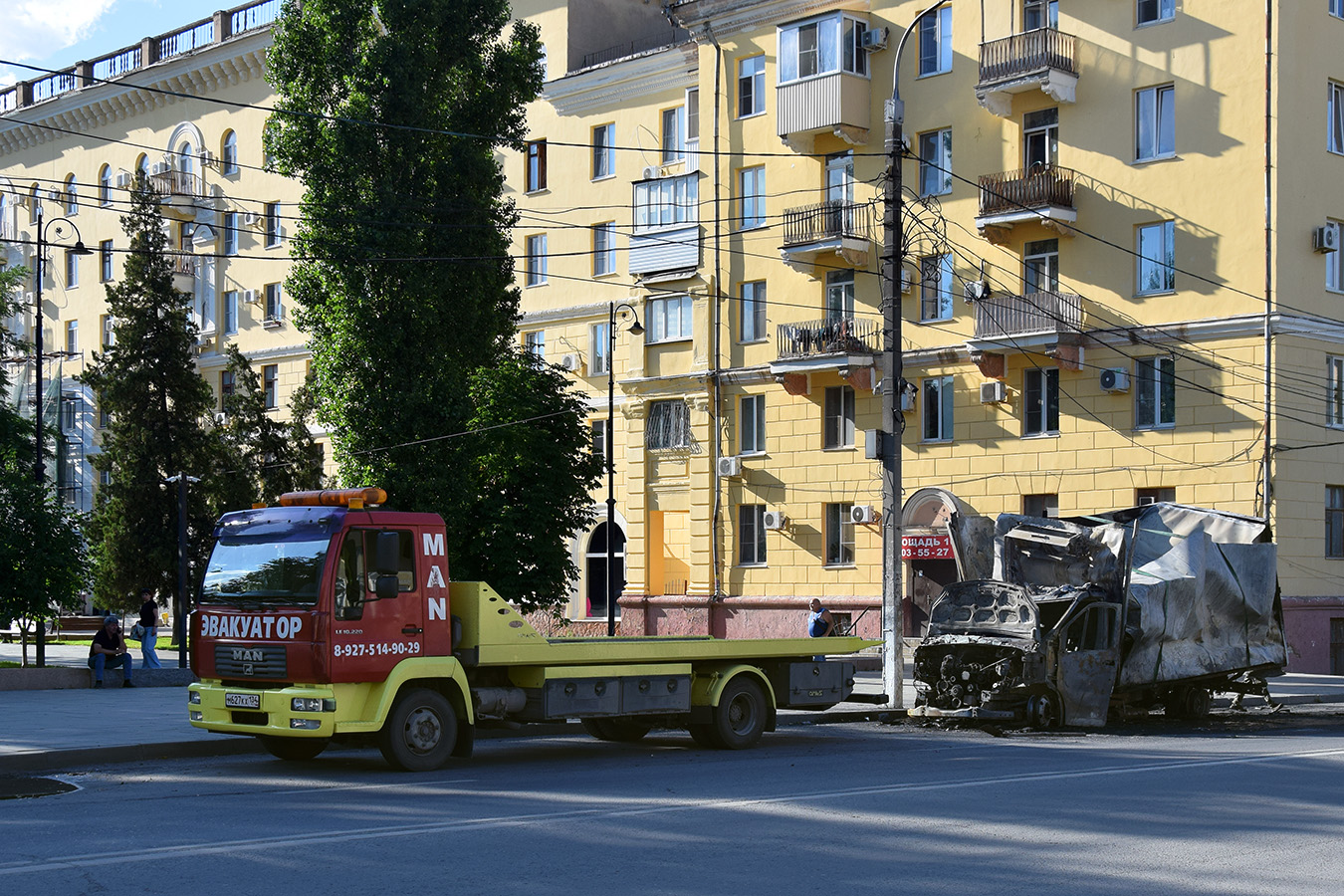 Волгоградская область, № М 627 КХ 134 — MAN LE 10.220