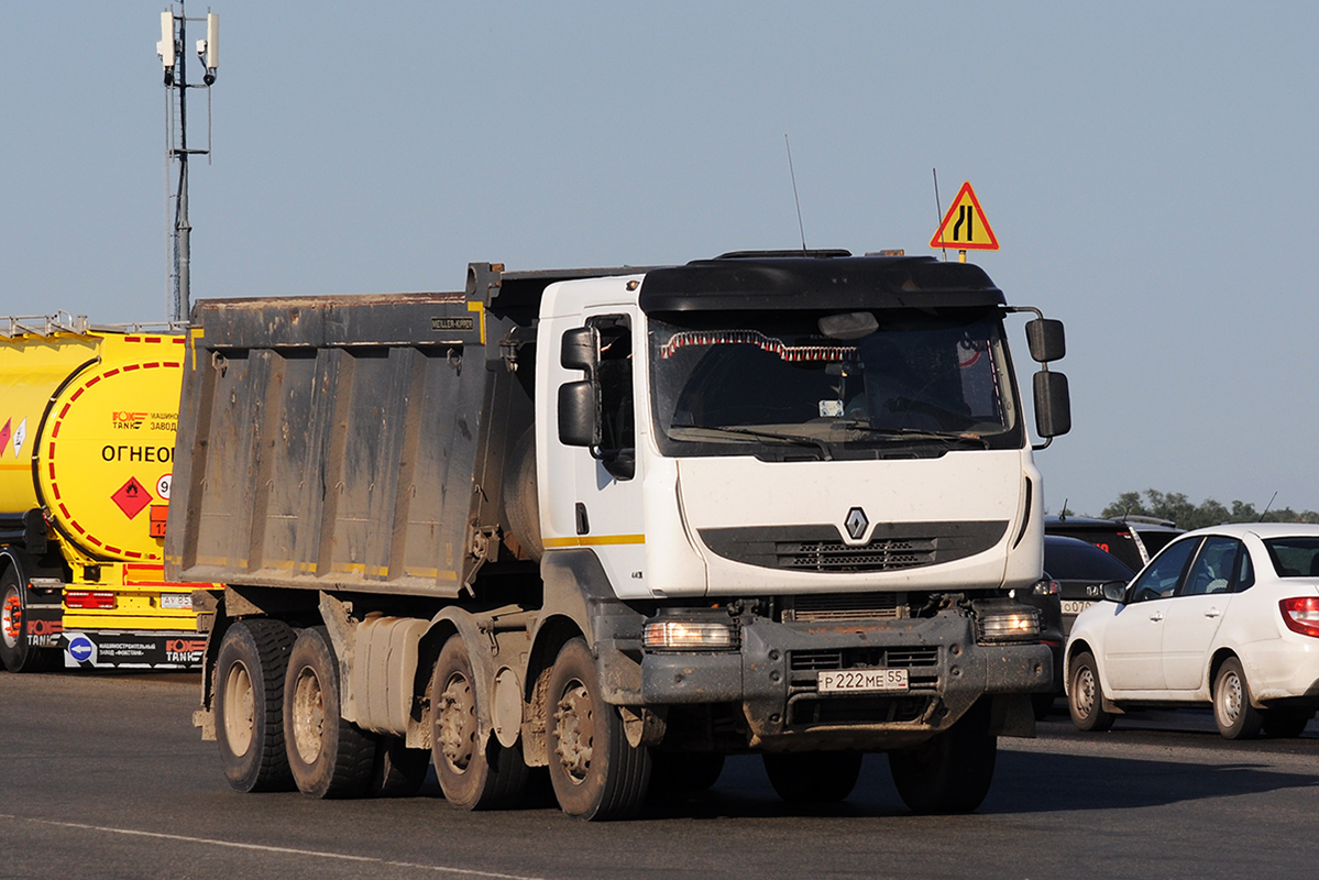 Омская область, № Р 222 МЕ 55 — Renault Kerax