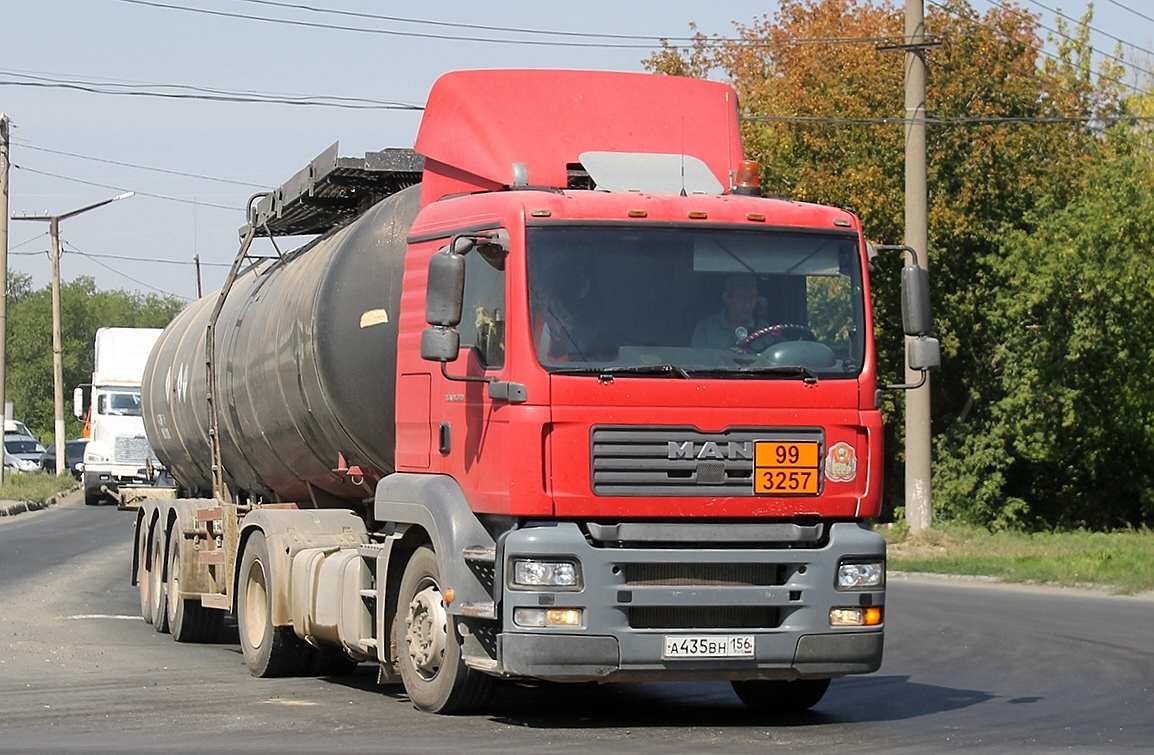 Оренбургская область, № А 435 ВН 156 — MAN TGA 19.390