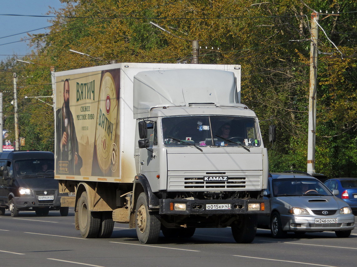 Кировская область, № О 015 КР 43 — КамАЗ-43253 (общая модель)