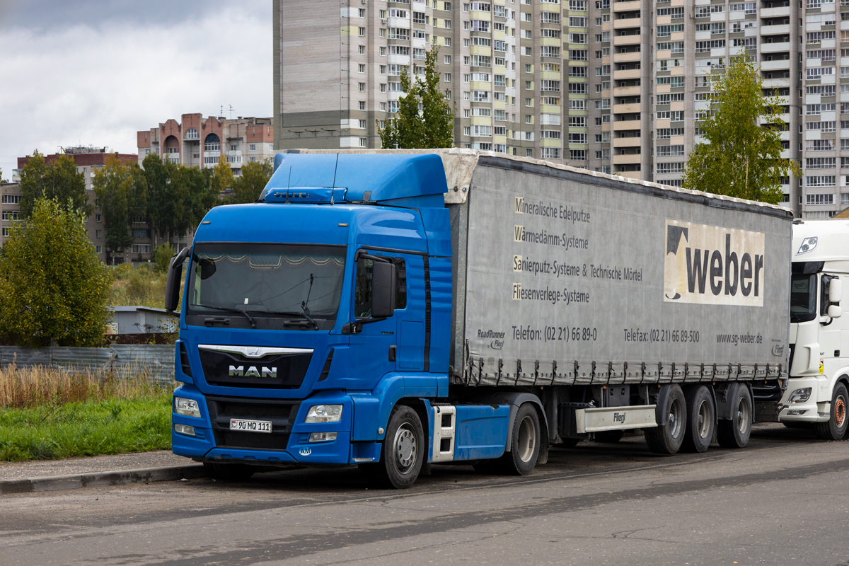 Армения, № 90 MQ 111 — MAN TGX ('2020) 18.440
