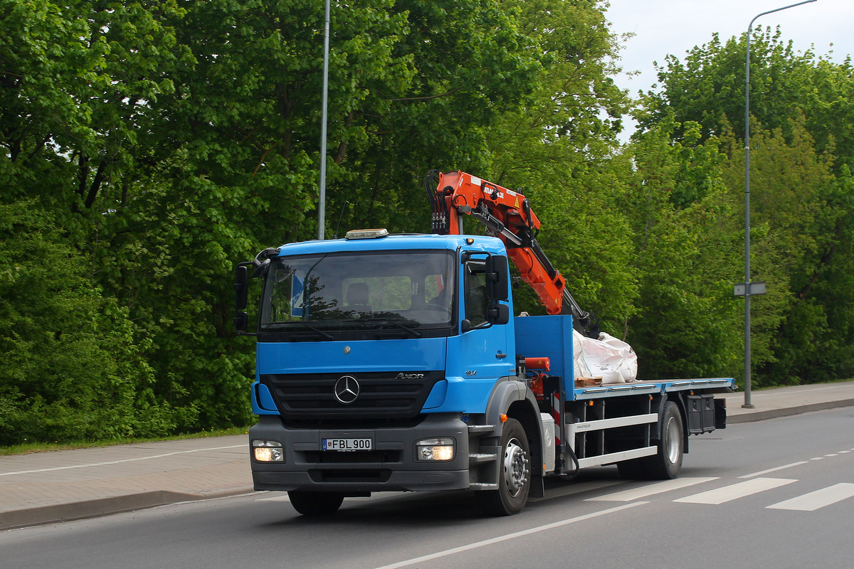 Литва, № FBL 900 — Mercedes-Benz Axor 1824