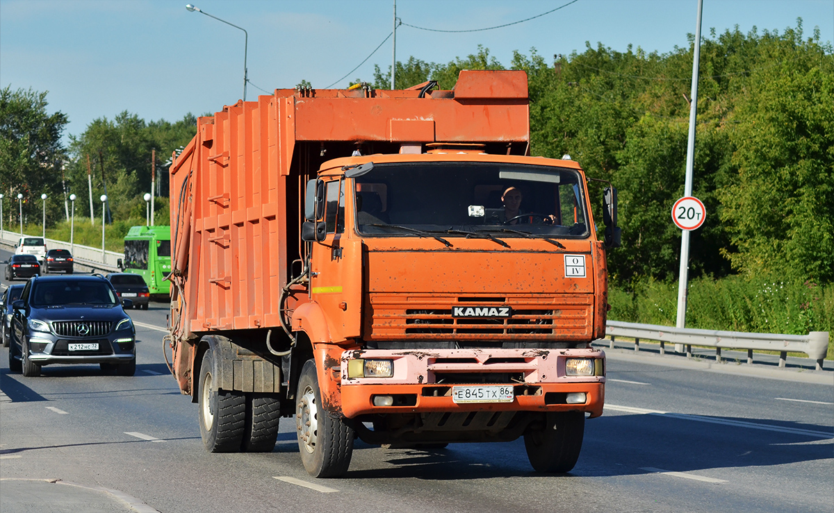 Свердловская область, № Е 845 ТХ 86 — КамАЗ-53605-62