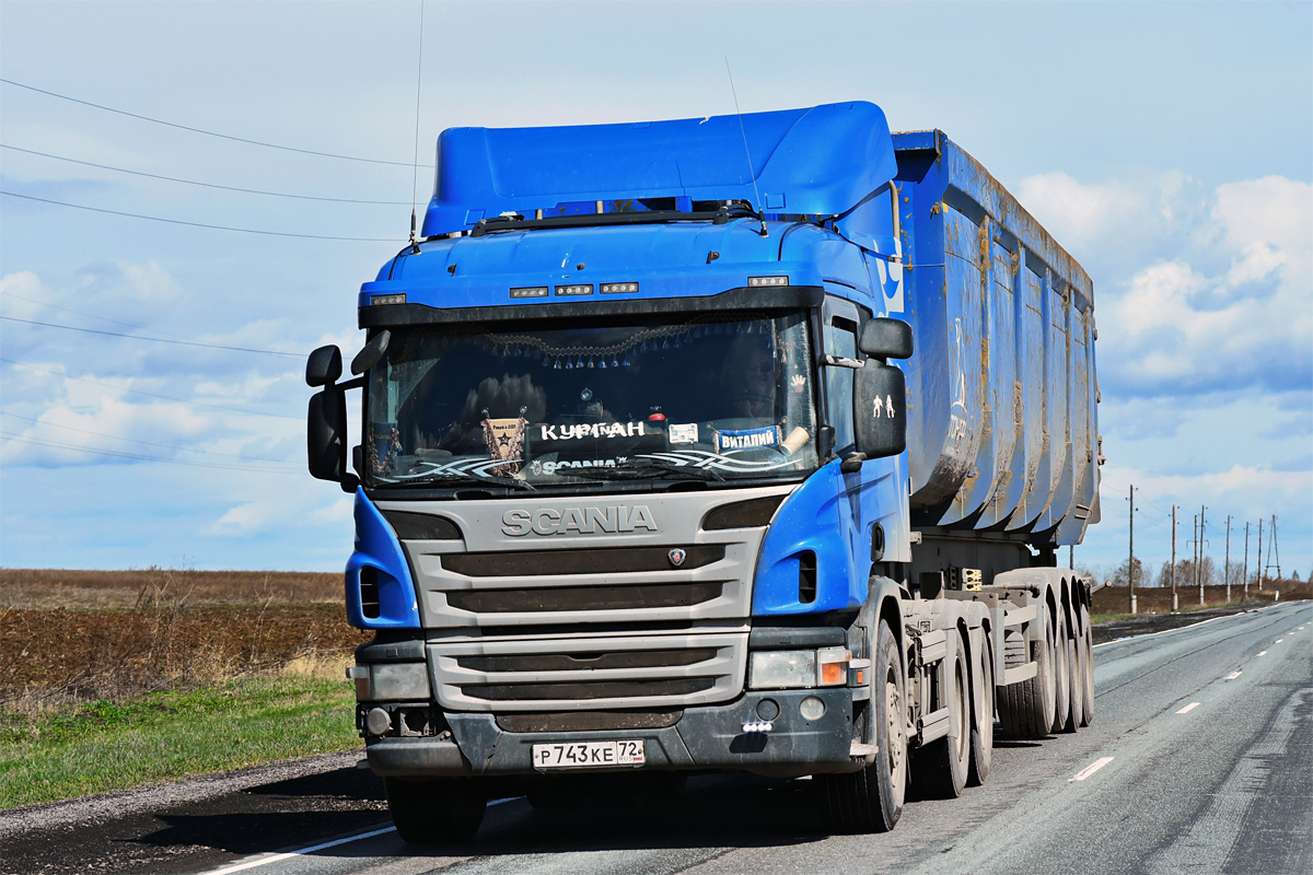 Тюменская область, № Р 743 КЕ 72 — Scania ('2011) P400