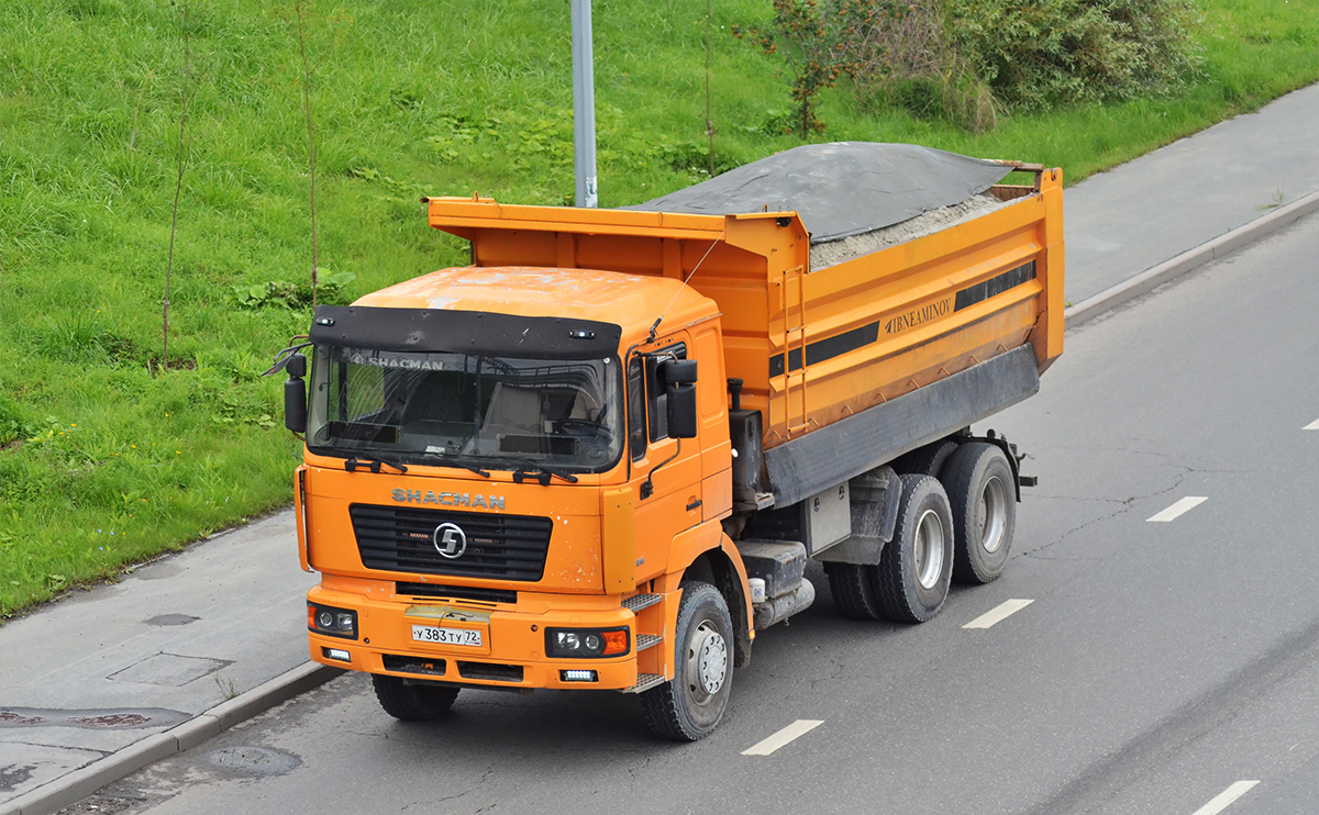 Тюменская область, № У 383 ТУ 72 — Shaanxi Shacman F2000 SX325x