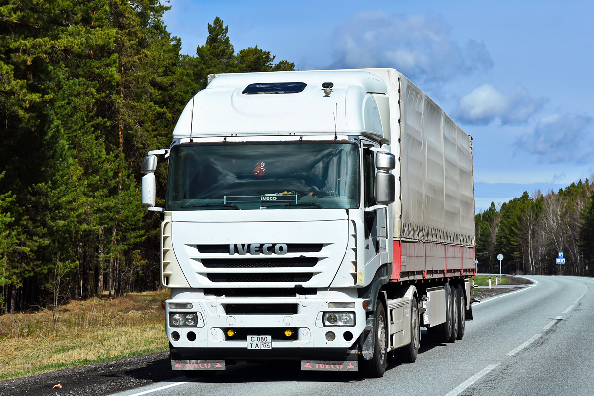 Челябинская область, № С 080 ТА 174 — IVECO Stralis ('2002) 400