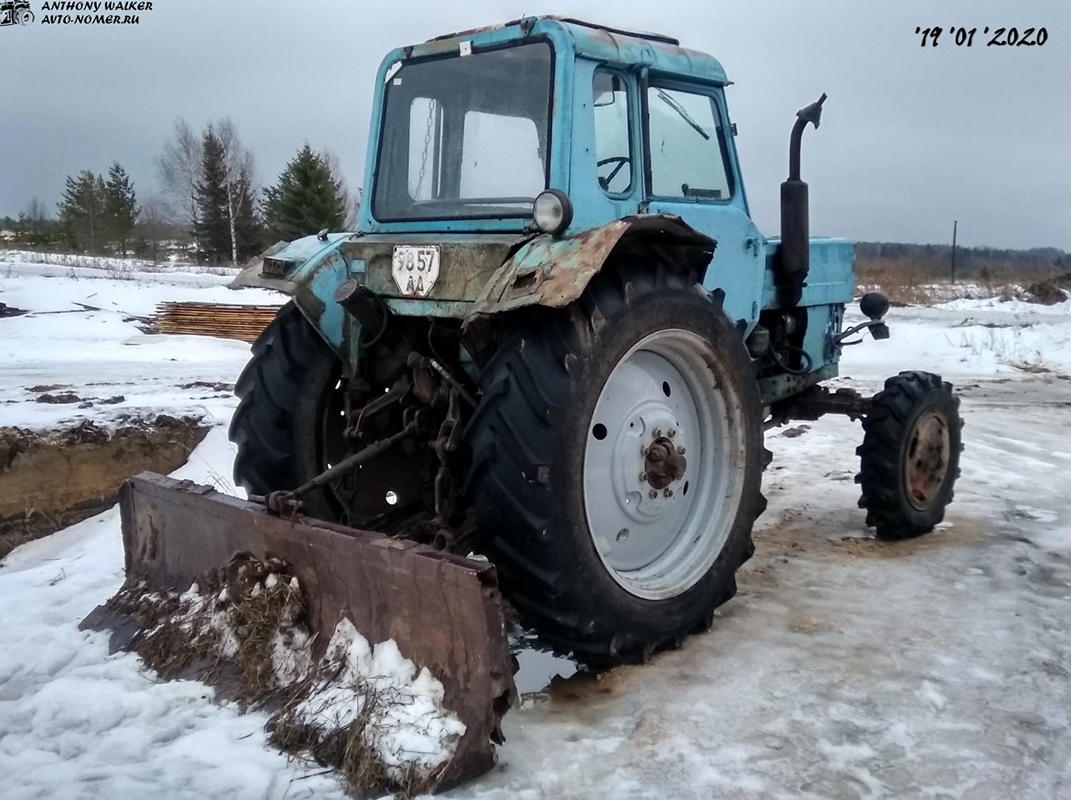 Архангельская область, № 9857 АД — МТЗ-82 (общая модель)