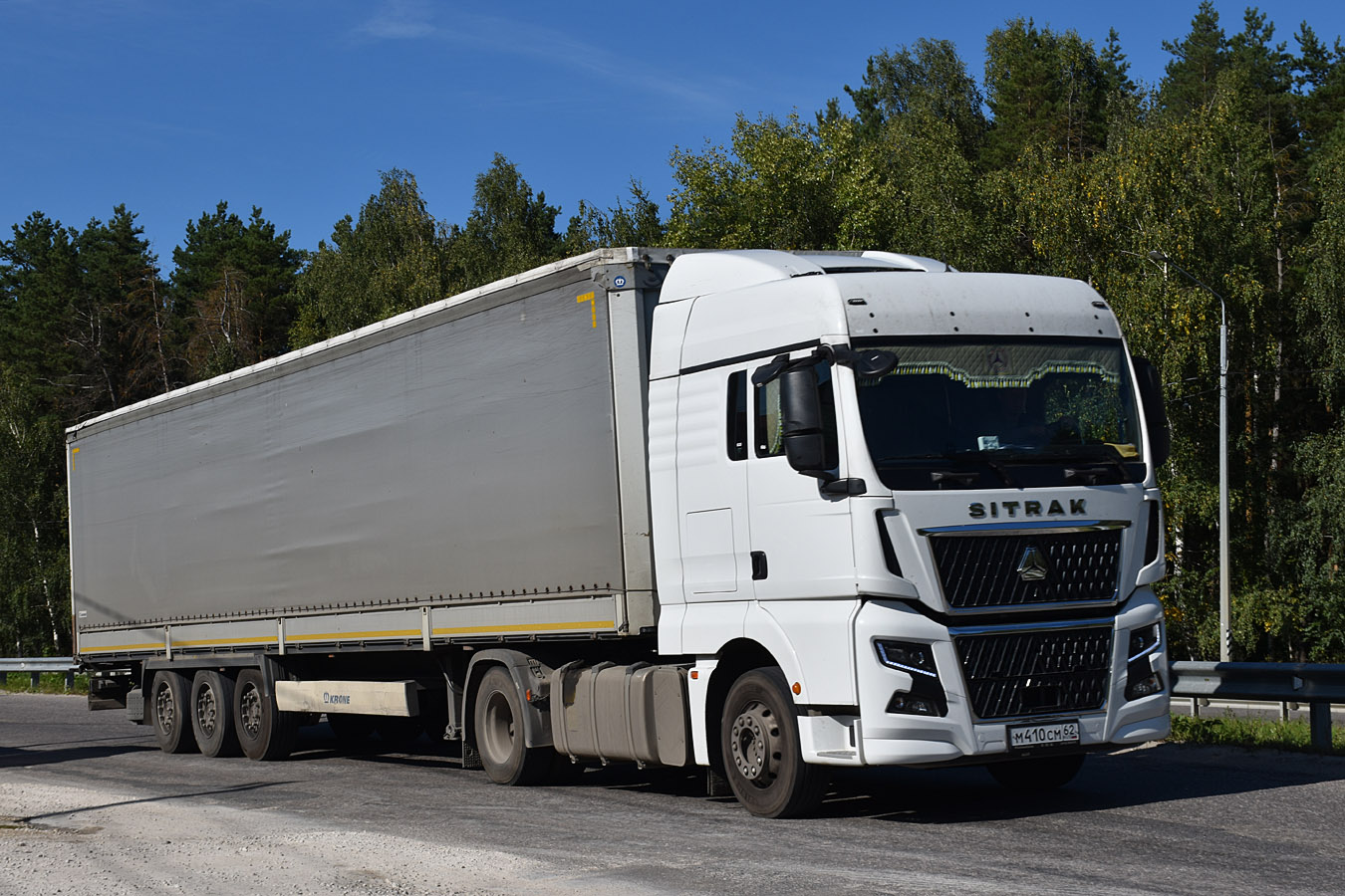 Рязанская область, № М 410 СМ 62 — Sitrak C7H ZZ4186 MAX