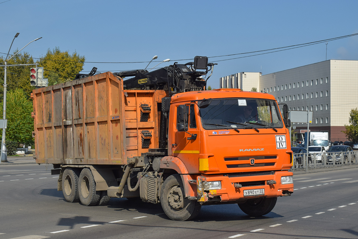 Алтайский край, № Х 890 ХТ 22 — КамАЗ-65115-50
