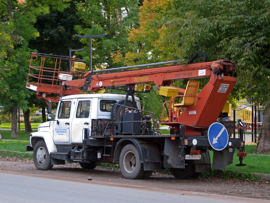 Кировская область, № Е 839 ОХ 43 — ГАЗ-3309
