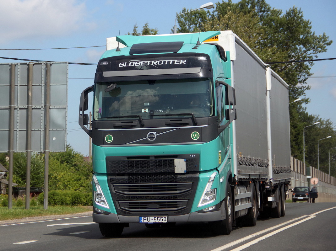 Латвия, № FU-5550 — Volvo ('2020) FH-Series