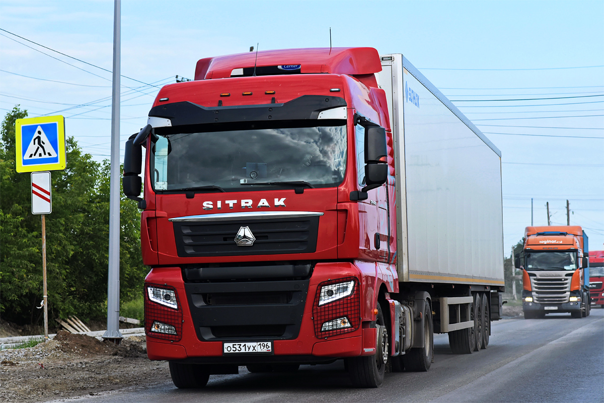 Свердловская область, № О 531 УХ 196 — Sitrak C7H ZZ4186