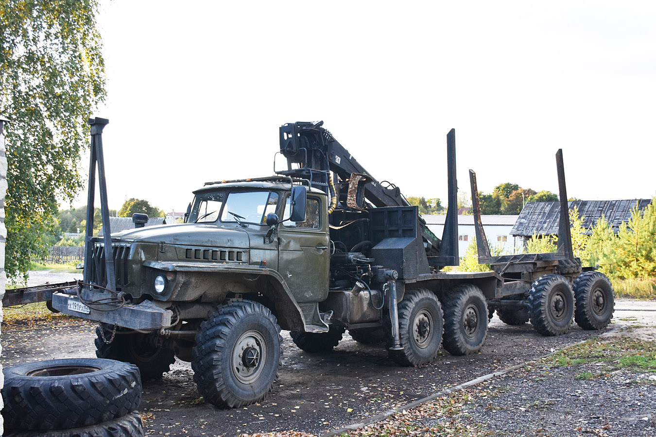 Рязанская область, № Х 191 РХ 62 — Урал-375 (общая модель)