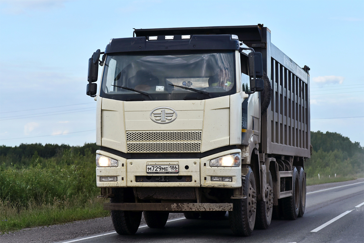 Ханты-Мансийский автоном.округ, № М 729 МЕ 186 — FAW J6 CA3310