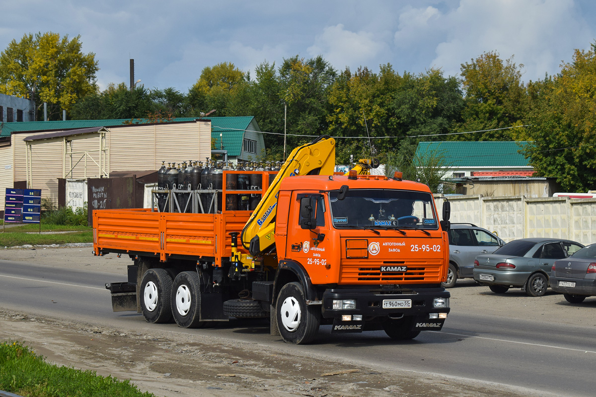 Омская область, № Т 960 МО 55 — КамАЗ-53215-15 [53215R]