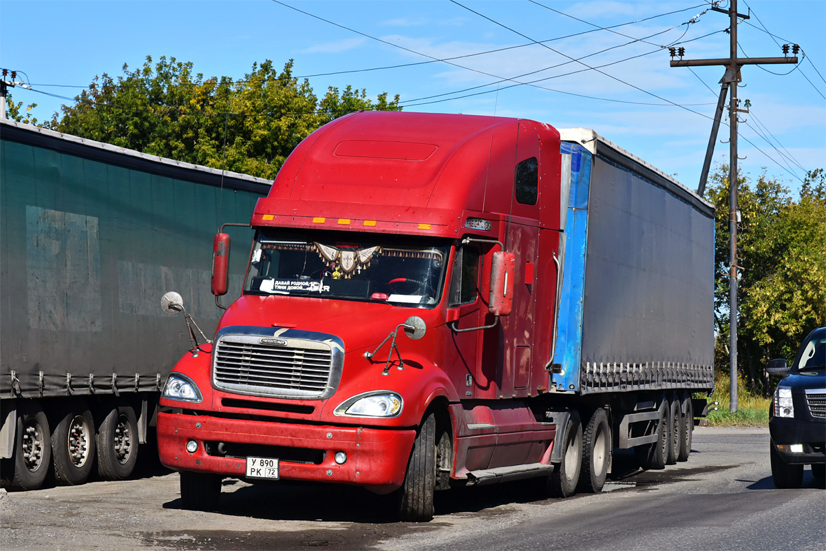 Тюменская область, № У 890 РК 72 — Freightliner Columbia