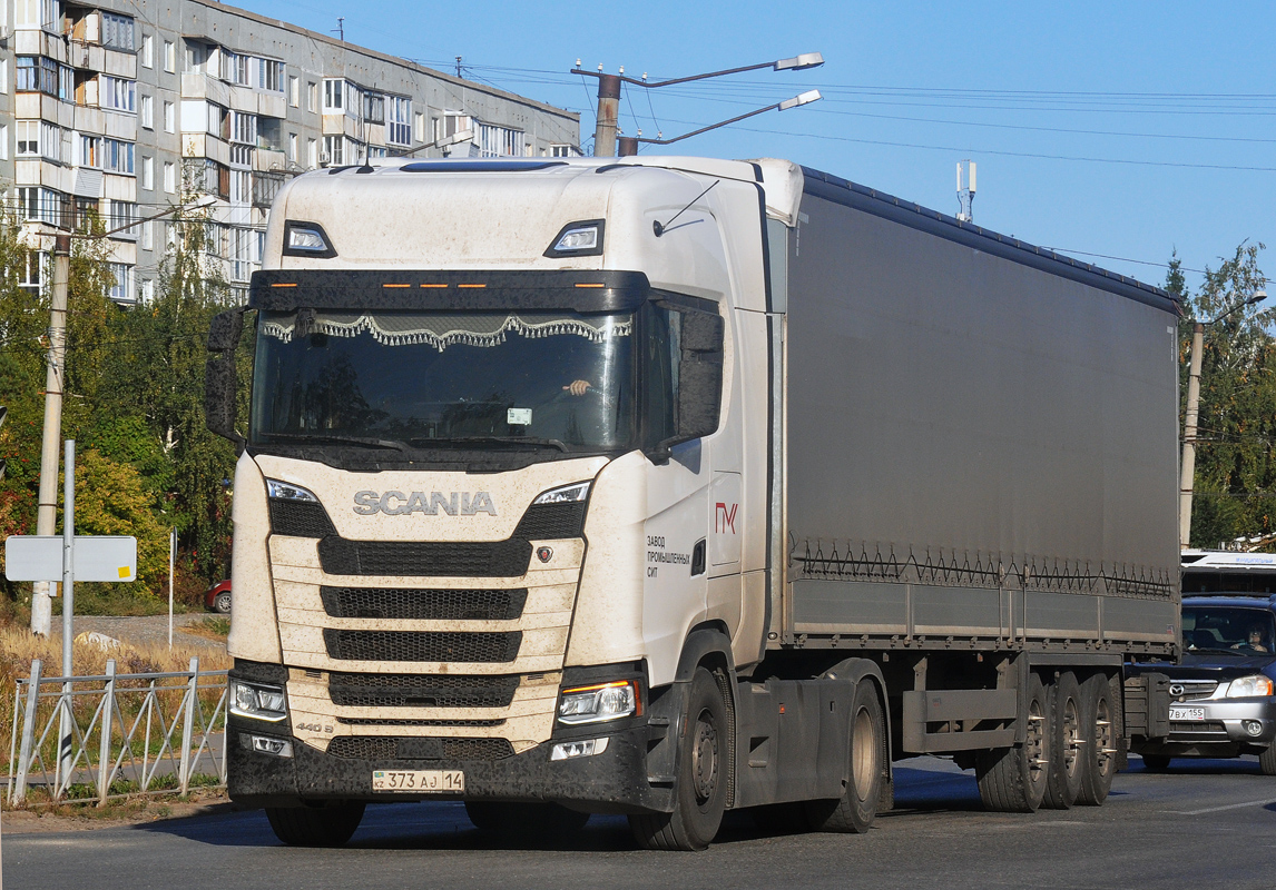 Павлодарская область, № 373 AJ 14 — Scania ('2016) S440