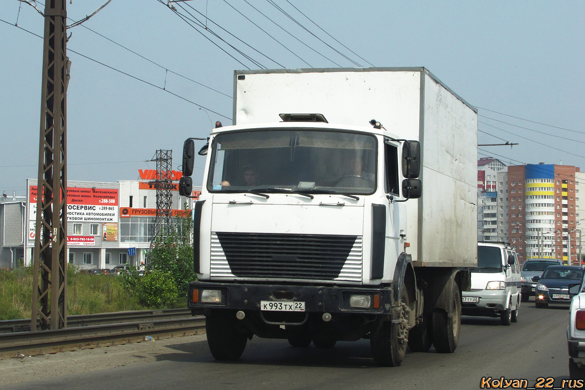 Алтайский край, № К 993 ТХ 22 — МАЗ-533702