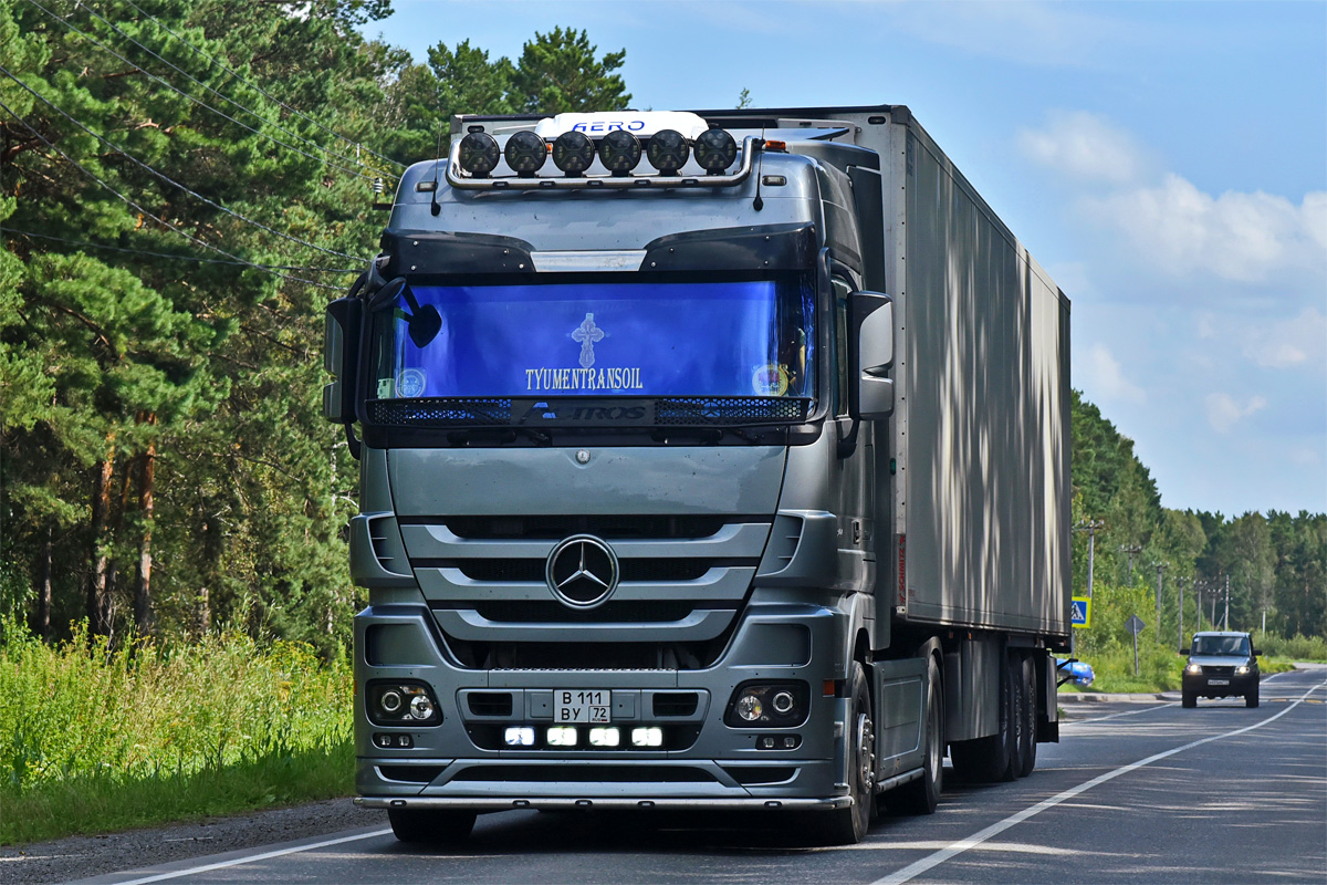 Тюменская область, № В 111 ВУ 72 — Mercedes-Benz Actros ('2009) 1844