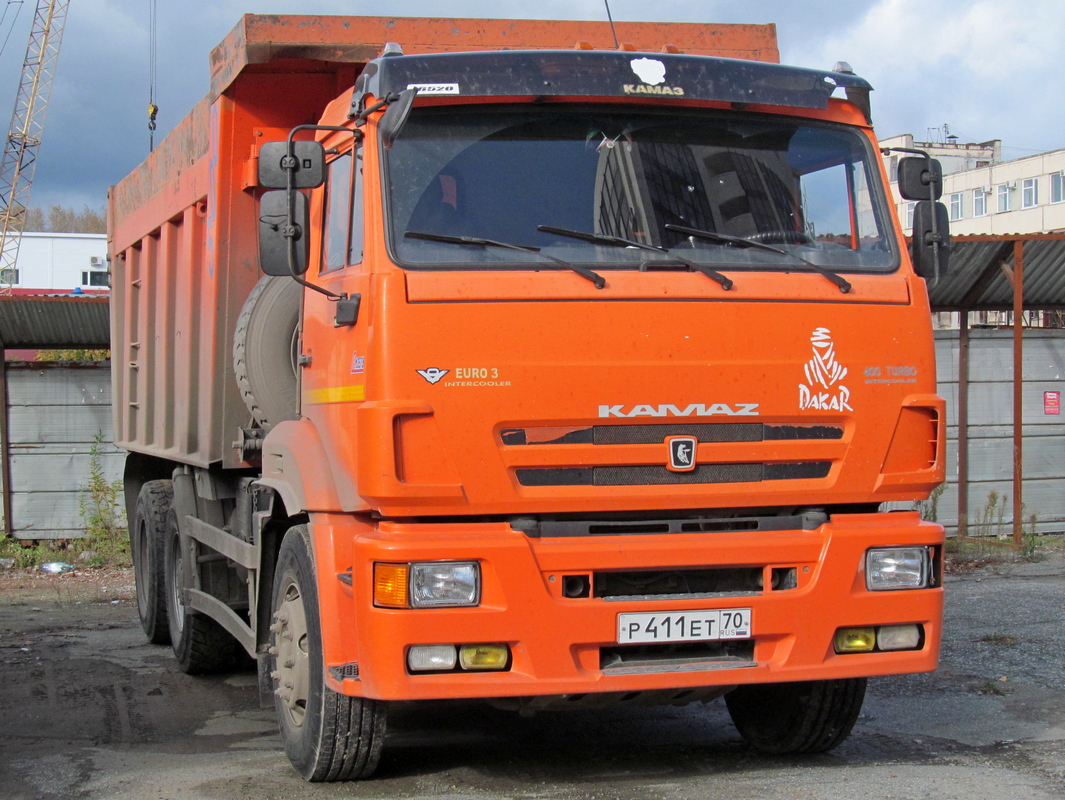 Томская область, № Р 411 ЕТ 70 — КамАЗ-6520-63