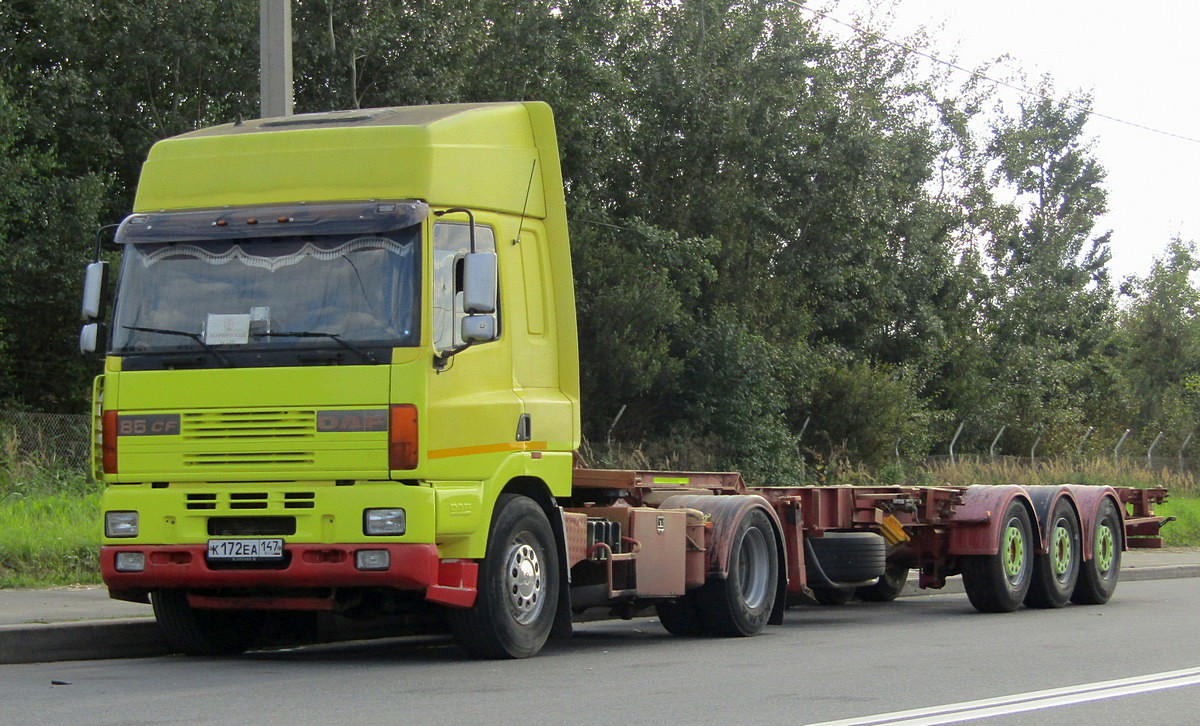 Ленинградская область, № К 172 ЕА 147 — DAF CF85 FT