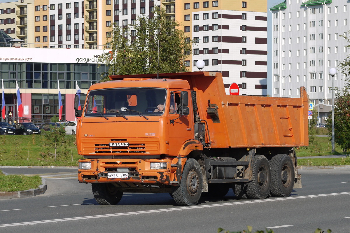 Ханты-Мансийский автоном.округ, № В 596 ТТ 86 — КамАЗ-6520 [652000]