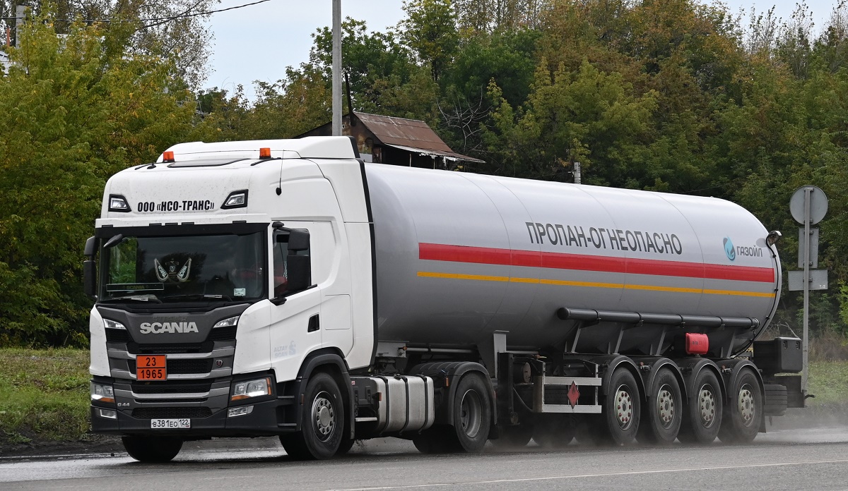 Новосибирская область, № В 381 ЕО 122 — Scania ('2016) G440