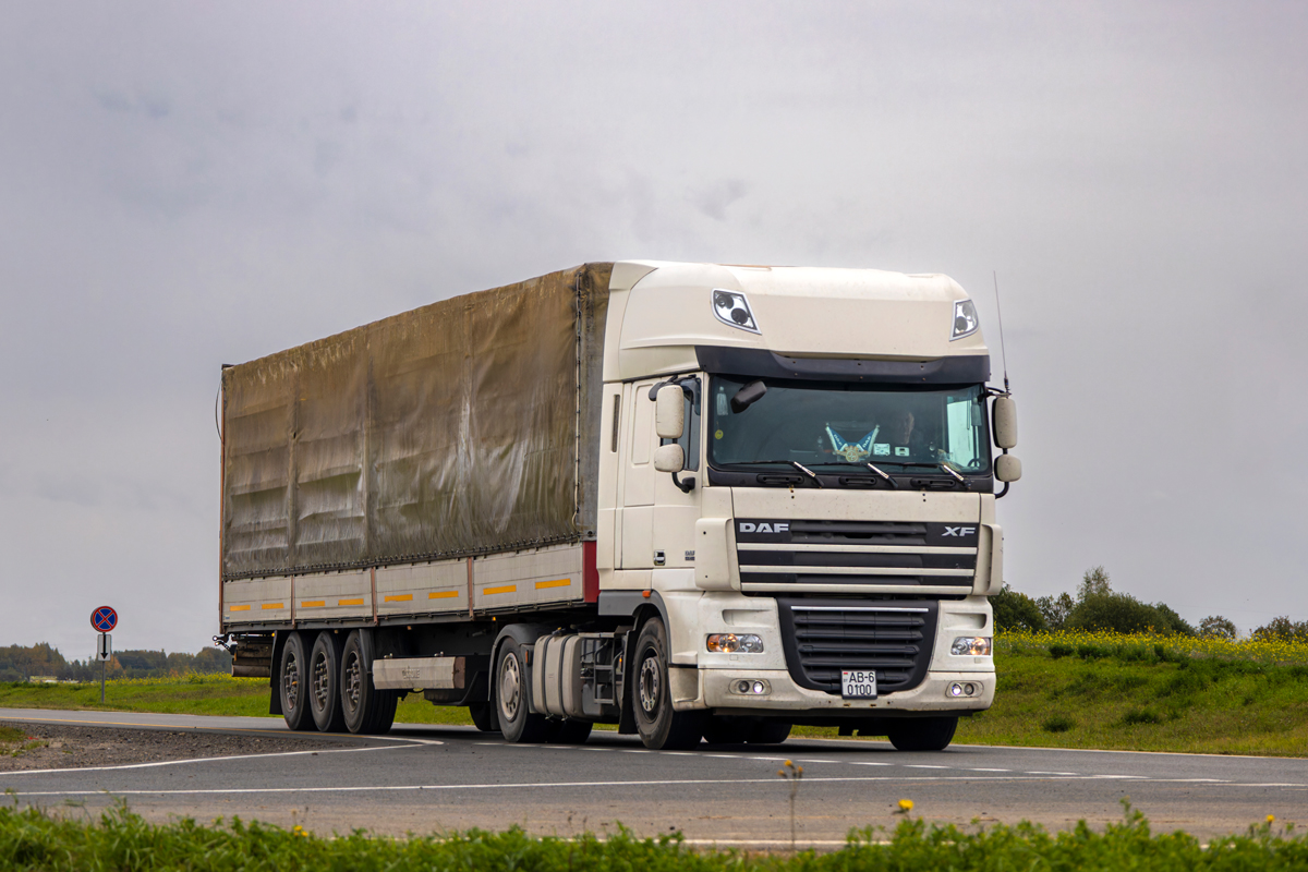 Могилёвская область, № АВ 0100-6 — DAF XF105 FT