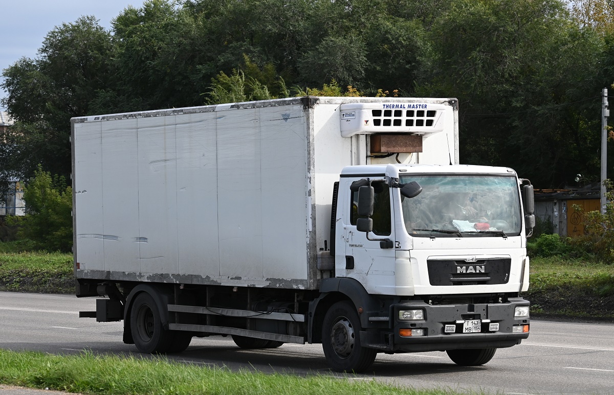 Новосибирская область, № Т 147 МВ 154 — MAN TGM 18.250