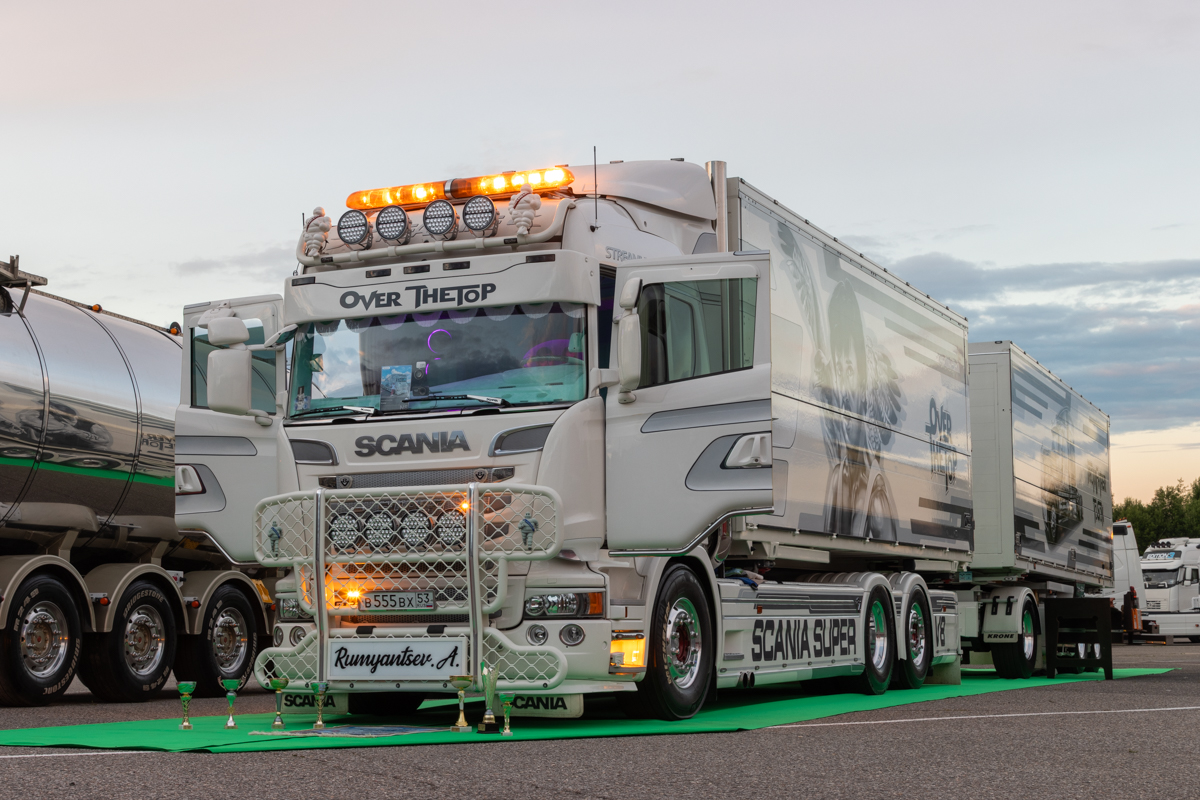 Новгородская область, № В 555 ВХ 53 — Scania ('2013) R500; Московская область — Фестиваль TruckDay 2026