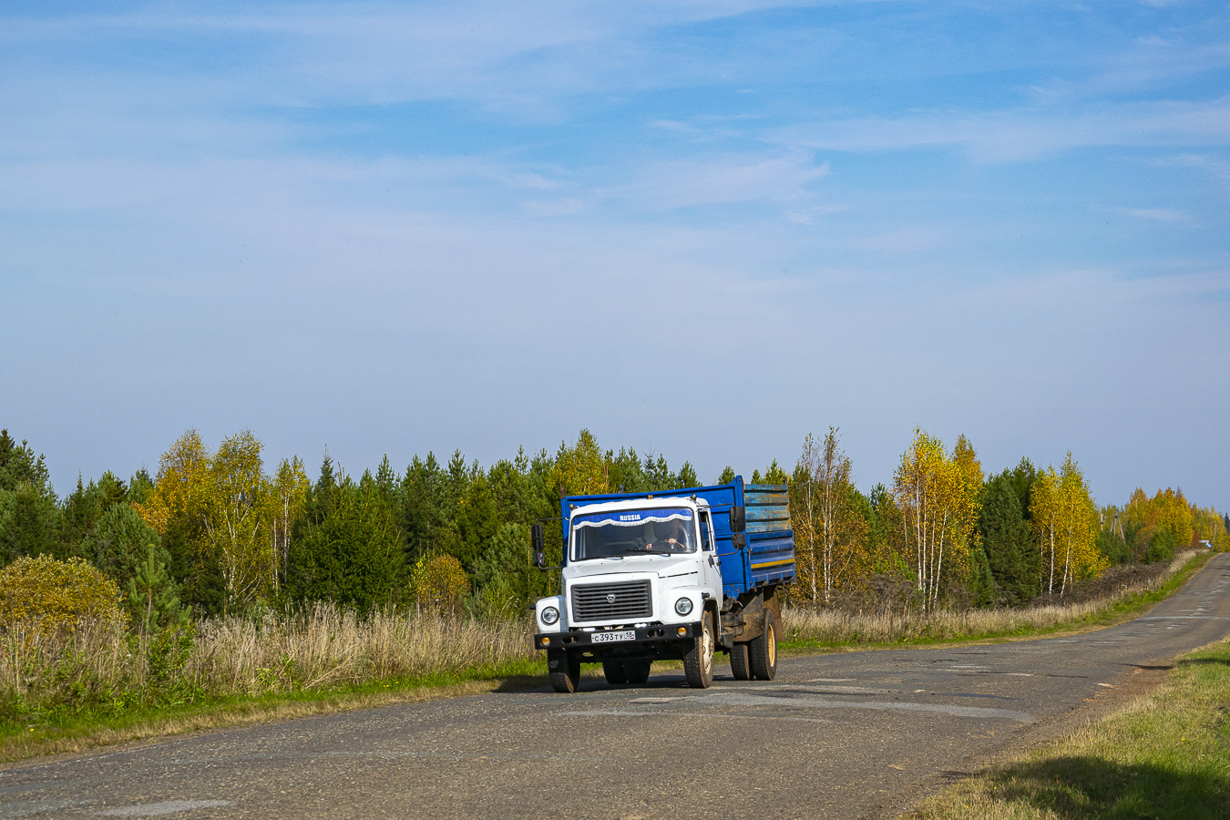 Удмуртия, № С 393 ТУ 18 — ГАЗ-3309