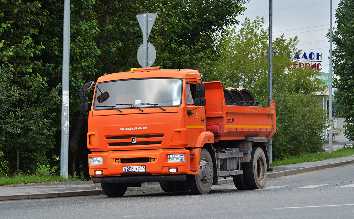 Свердловская область, № Е 206 СО 196 — КамАЗ-43255-R4(28)