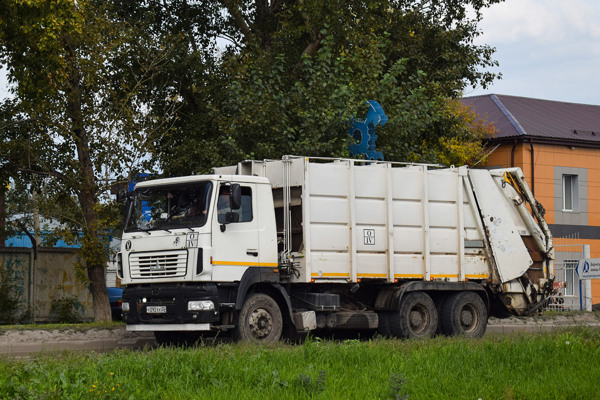 Алтайский край, № У 292 ХХ 22 — МАЗ-6312B5