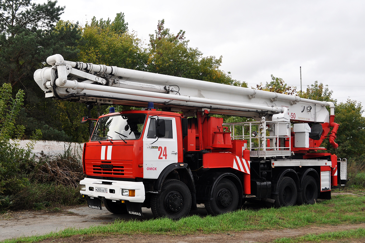 Омская область, № М 200 ХВ 55 — КамАЗ-6540-62; Омская область — Пожарный биатлон-2026