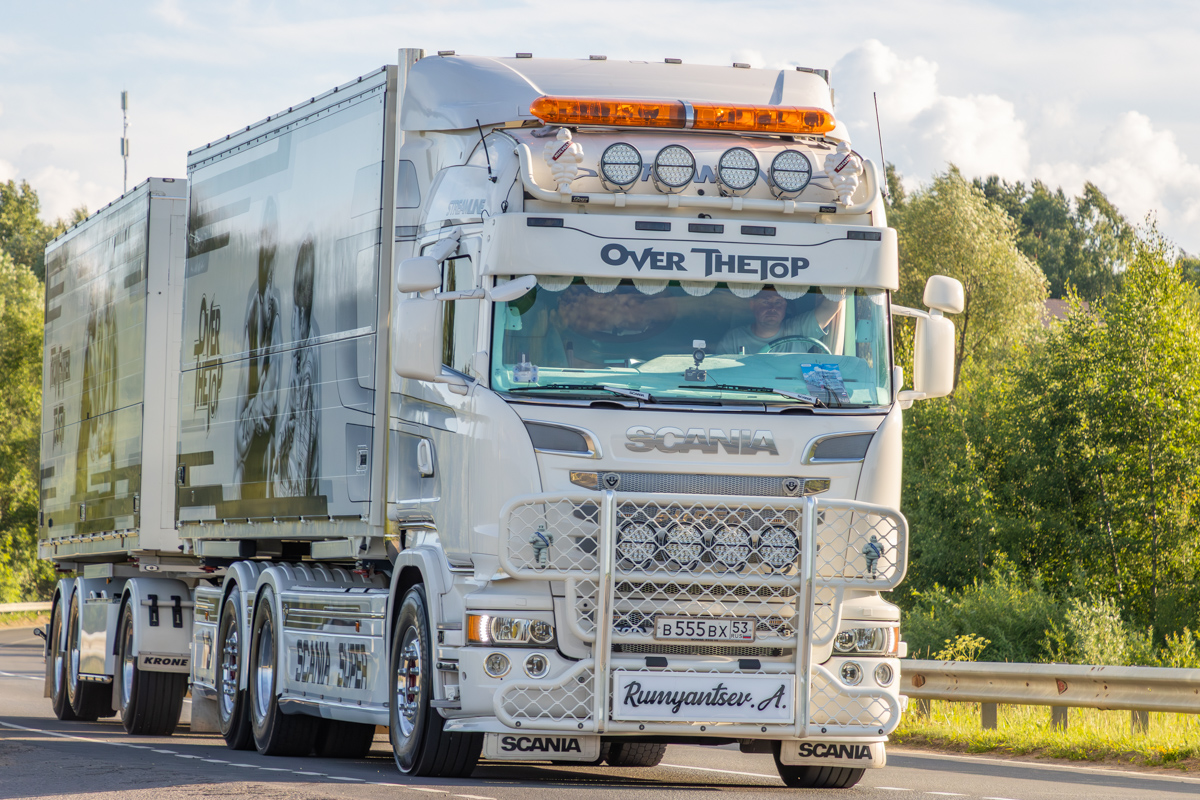 Новгородская область, № В 555 ВХ 53 — Scania ('2013) R500; Московская область — Фестиваль TruckDay 2026