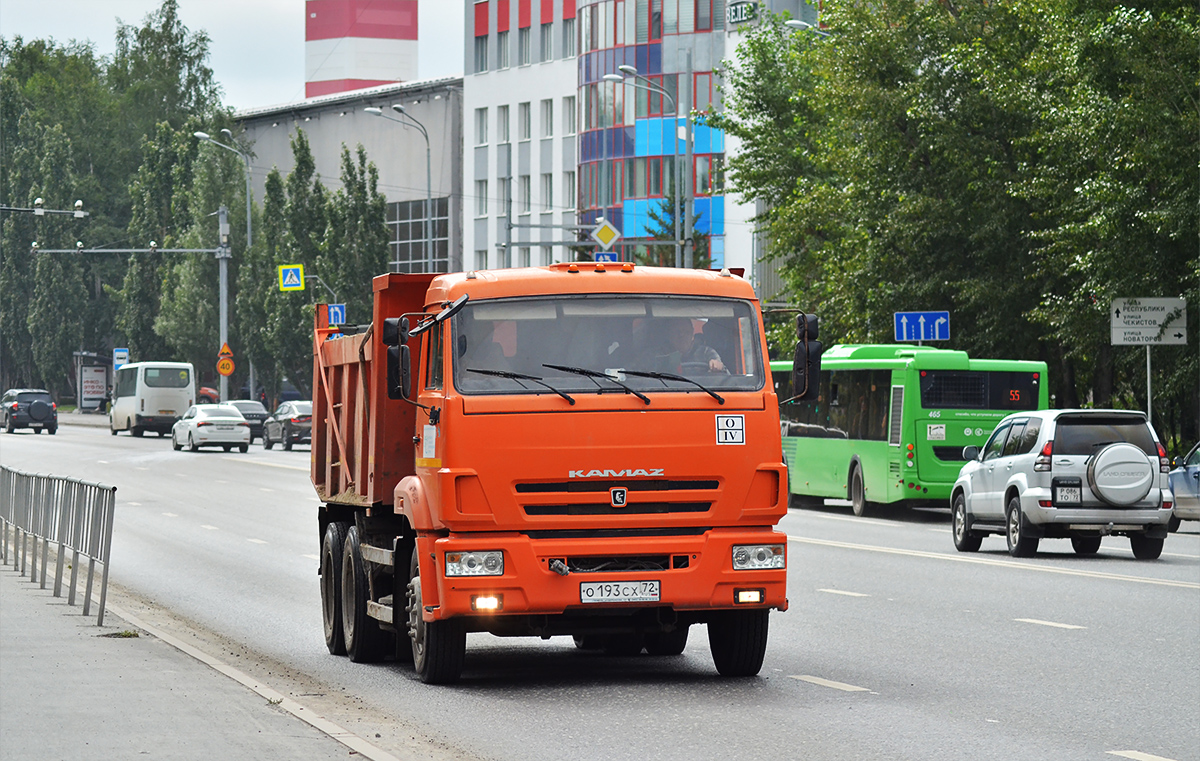 Тюменская область, № О 193 СХ 72 — КамАЗ-65115-62