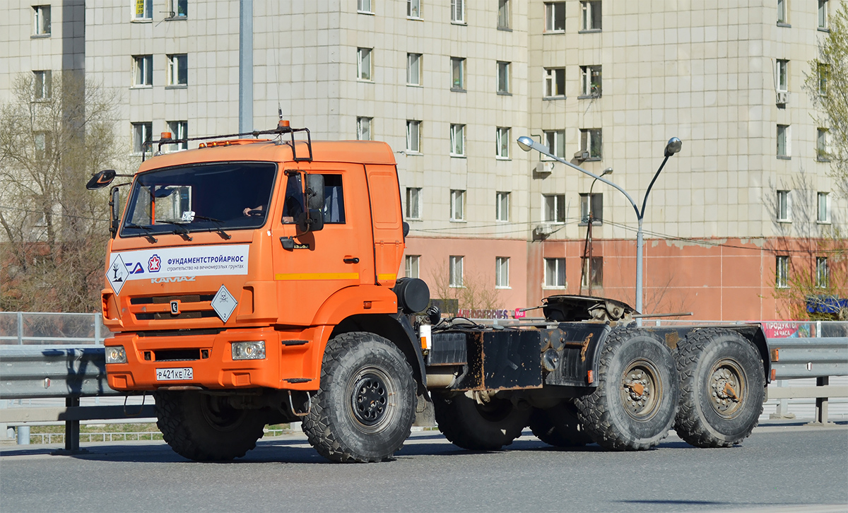 Тюменская область, № Р 421 КЕ 72 — КамАЗ-53504-46