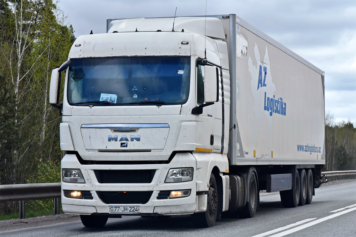 Азербайджан, № 77-JH-224 — MAN TGX (общая модель)