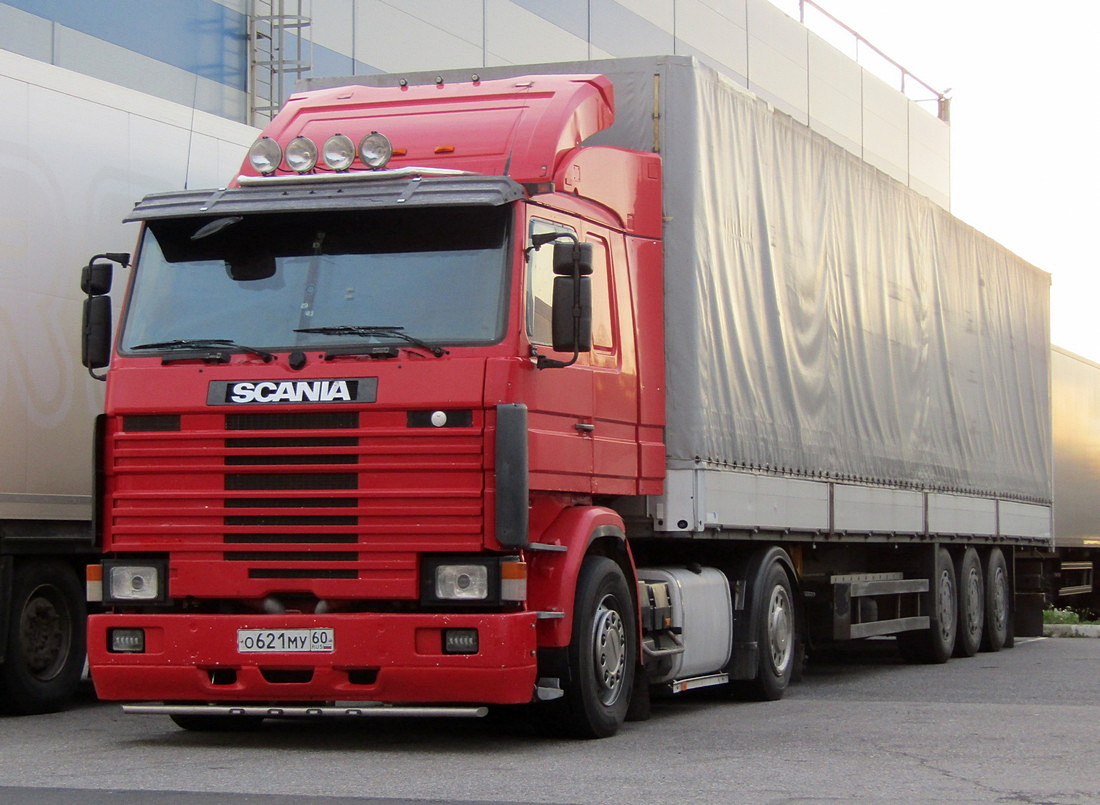 Псковская область, № О 621 МУ 60 — Scania (II) (общая модель)