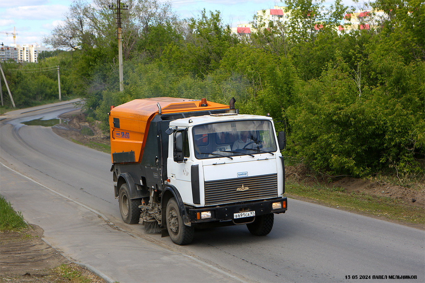 Саратовская область, № В 691 СА 97 — МАЗ-555102