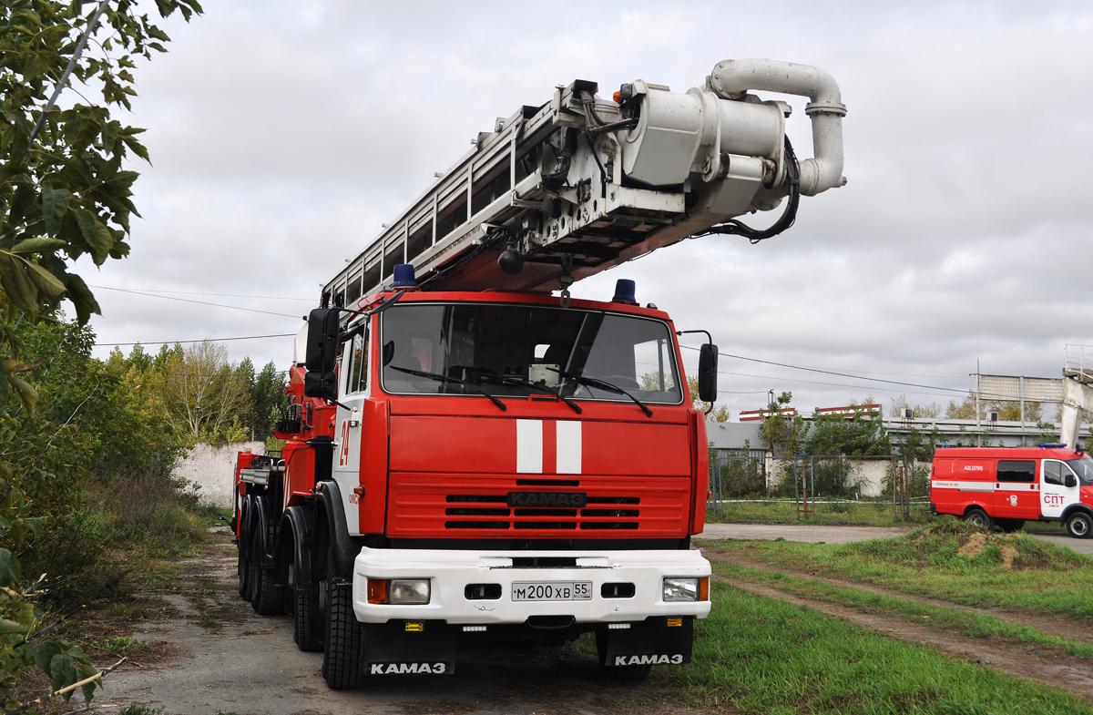 Омская область, № М 200 ХВ 55 — КамАЗ-6540-62; Омская область — Пожарный биатлон-2026