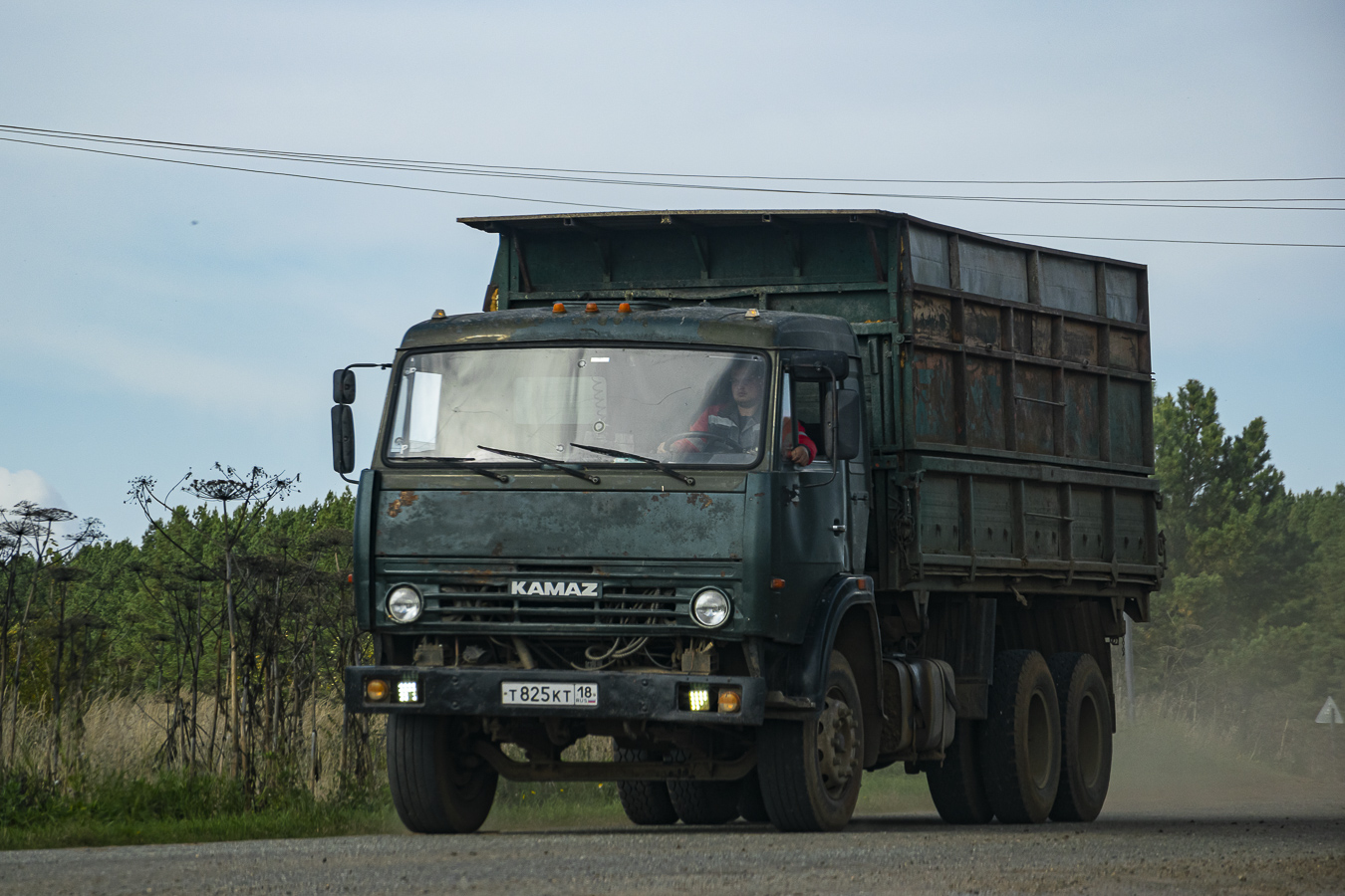 Удмуртия, № Т 825 КТ 18 — КамАЗ-53202