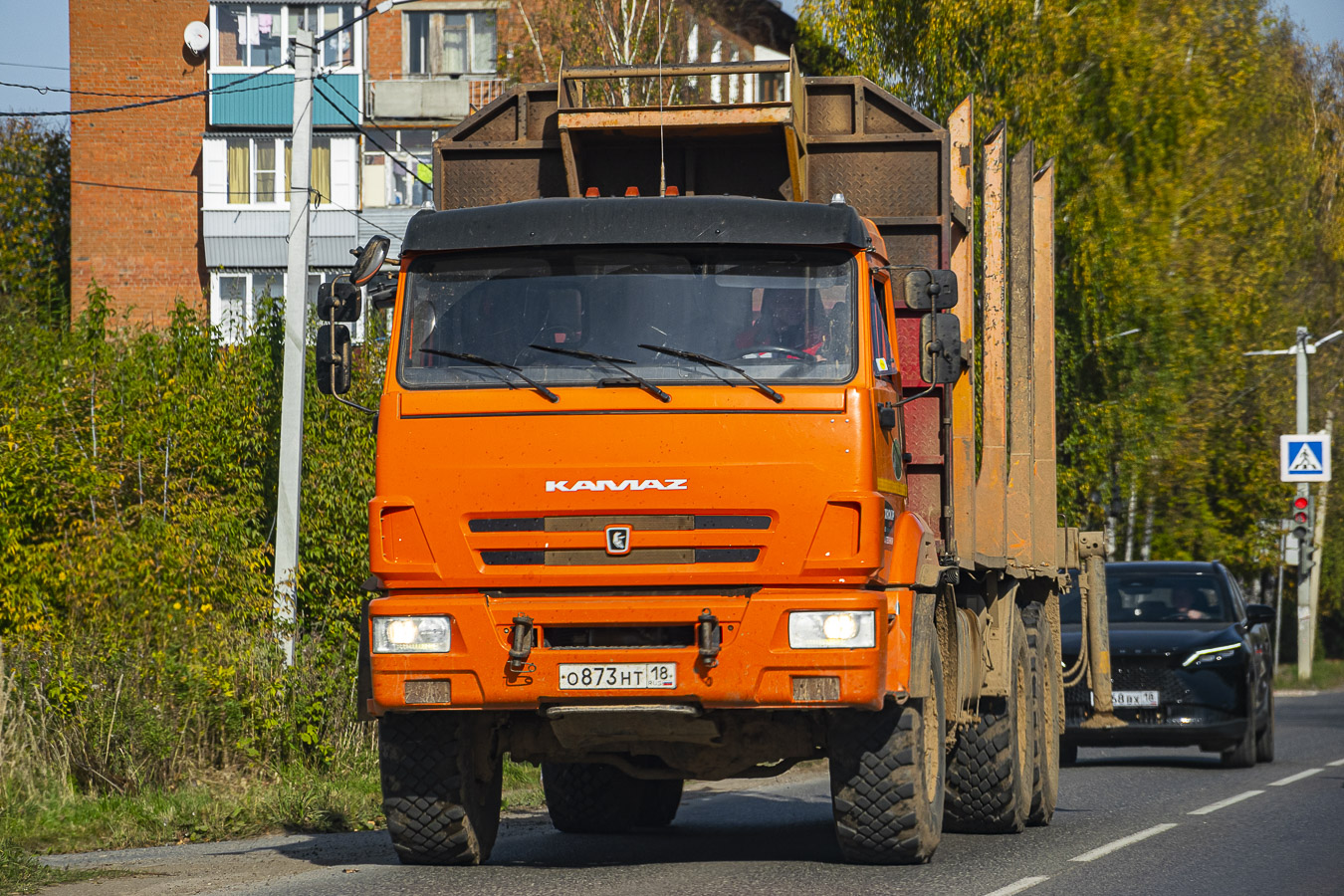 Удмуртия, № О 873 НТ 18 — КамАЗ-43118 (общая модель)