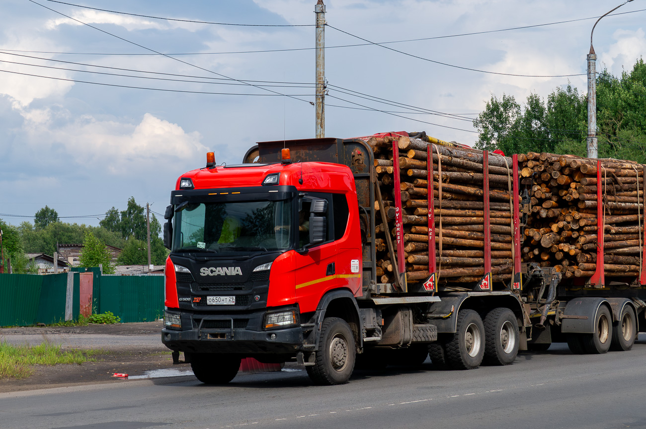 Архангельская область, № О 650 НТ 29 — Scania ('2016) G500