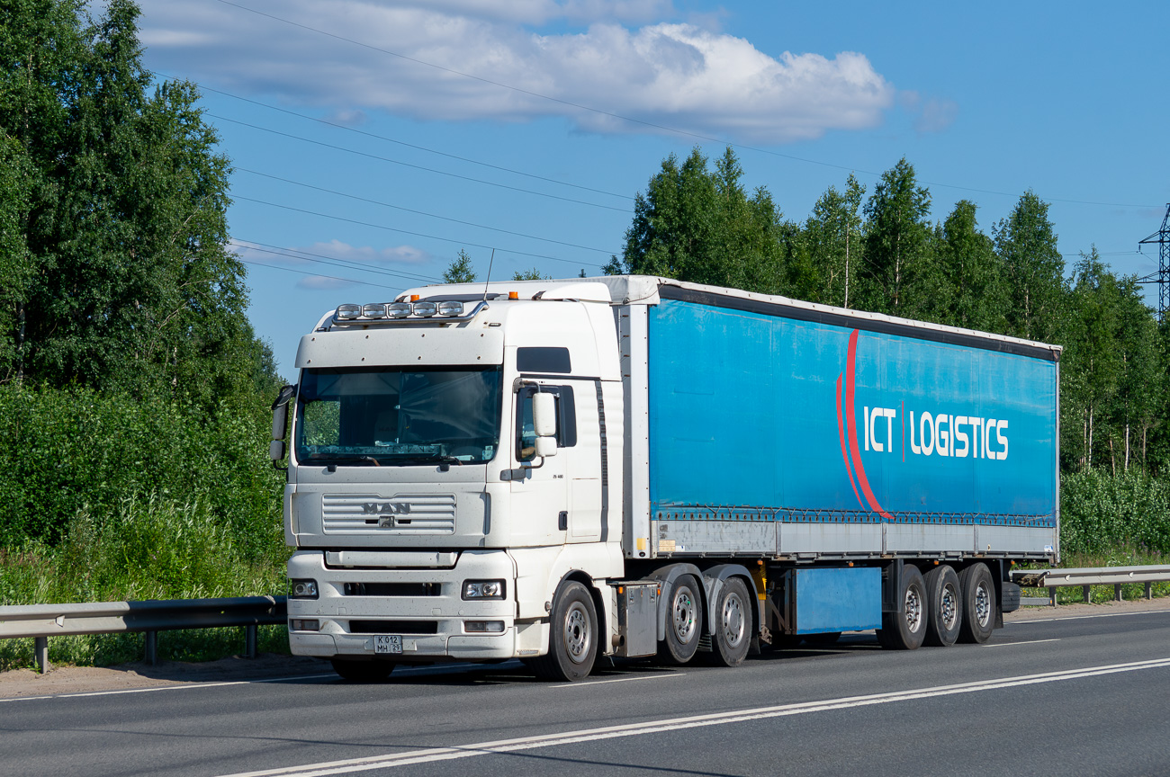 Архангельская область, № К 012 МН 29 — MAN TGX 26.480