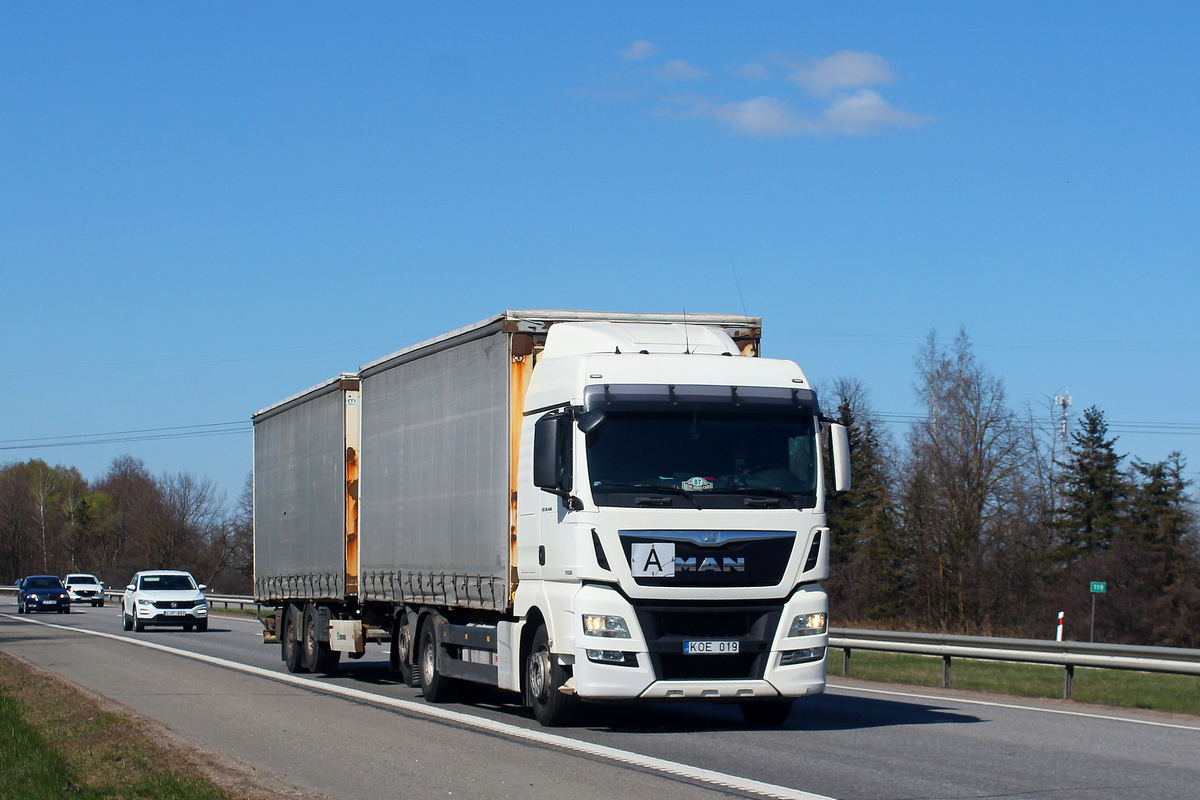 Литва, № KOE 019 — MAN TGX Euro 6 26.440